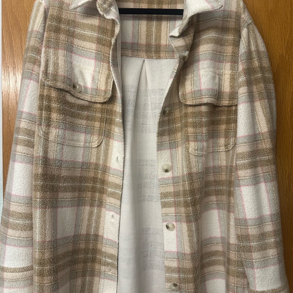 American Eagle Plaid Shacket